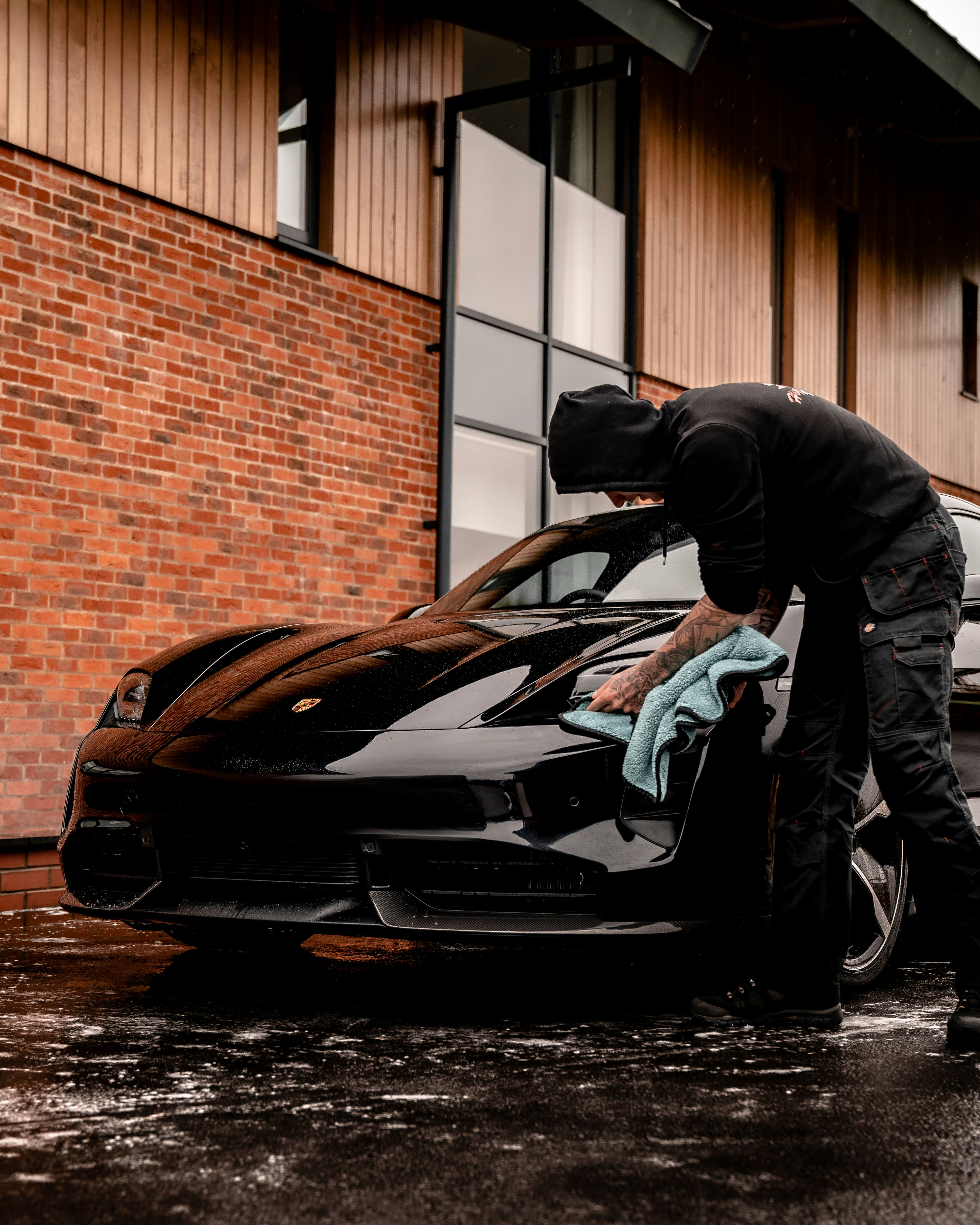 Premium bilvask detail